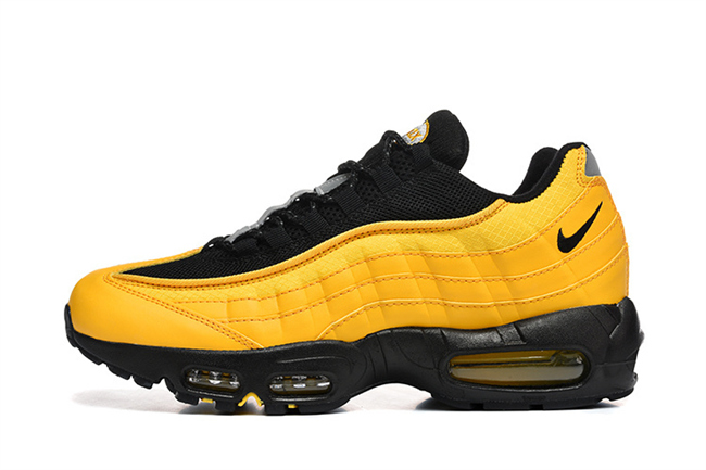 Men's Hot sale Running weapon Air Max 95 Yellow/Black Shoes 065
